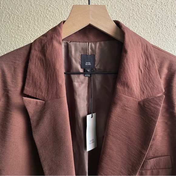 River island brown blazer - Picture 3 of 6